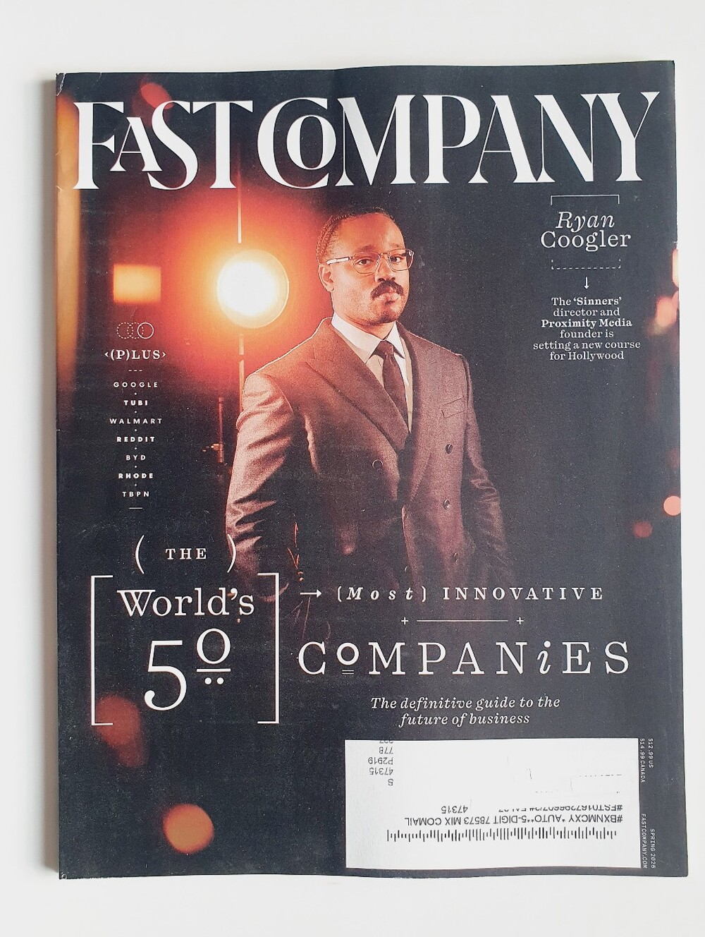 Fast Company Magazine Spring, 2026 - Ryan Coogler